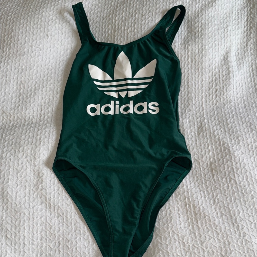 Adidas Green One Piece Swimsuit